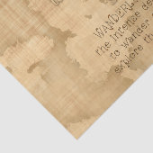 Wanderlust..." Reizigerprijsopgave op  papier (Detail)