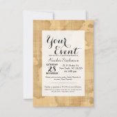 Wanderlust..." Reizigerprijsopgave op papier Kaart (Voorkant)