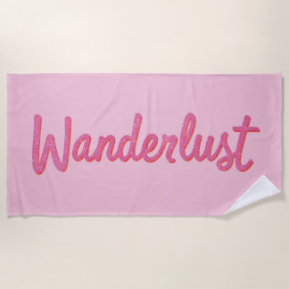 Wanderlust Roze Droom Pop | Meisjesachtige Popcore Strandlaken