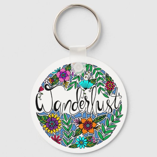 Wanderlust Sleutelhanger (Voorkant)