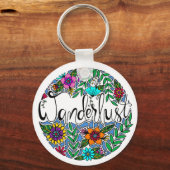 Wanderlust Sleutelhanger (Voorkant)
