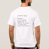 Wanderlust T-shirt (Achterkant)