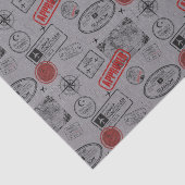 Wanderlust Tissuepapier (Detail)