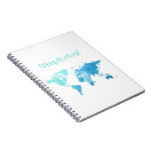 Wanderlust Waterverf notebook Notitieboek (Rechterzijde)