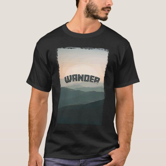 Wanderlust Weekend Wanderer Schilderachtig Adventu T-shirt (Voorkant)
