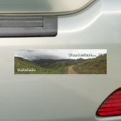 Wanderlust: Wikken van de bumpersticker (Op auto)