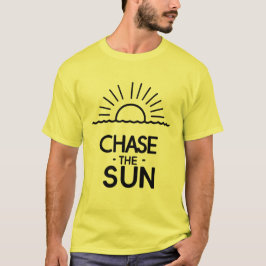 Wanderlust Zomer 'Chase The Sun' Grafisch T-shirt