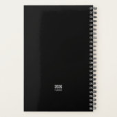 WanderTag - Journey Black Planner 2026 (Dos)