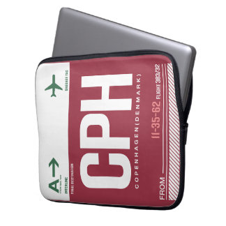 WanderTag - Kopenhagen Minimalistische laptophoes Laptop Sleeve