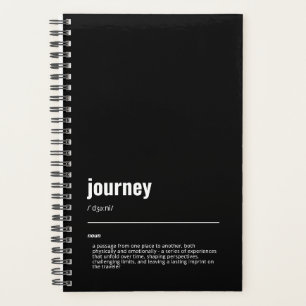 WanderTag - Planificateur noir Journey 2026