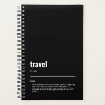 WanderTag - Reis Zwart Planner 2026