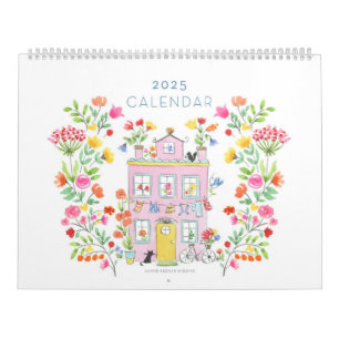 Wandkalender 2025 / Grote 11"h x 14.25"w Kalender