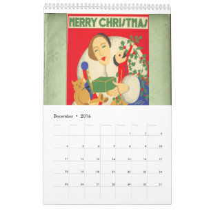 Wandkalender van 1930 kalender