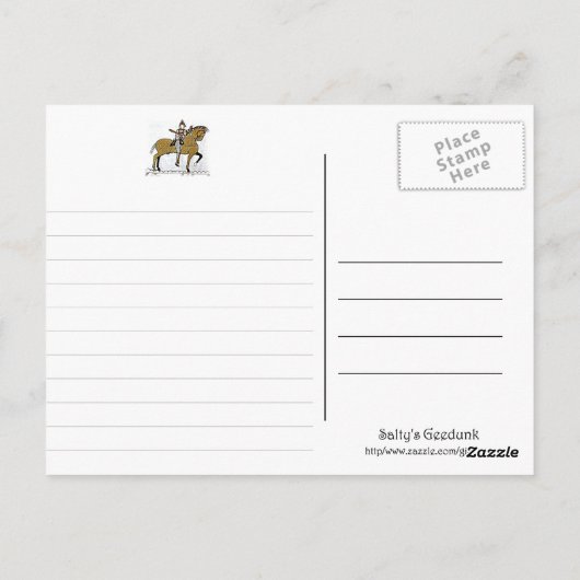 Wandkleed Briefkaart (Achterkant)