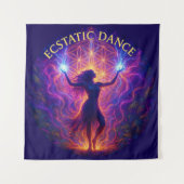 Wandkleed Ecstatic Dance – Energie & Beweging (Voorkant)