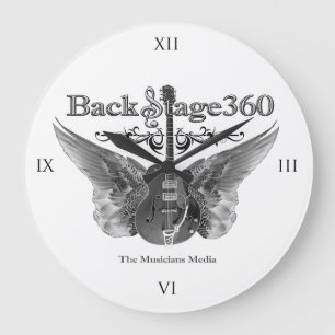 Wandklok - 10,75-inch ronde acrylplaat grote klok