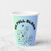 wandklok 2025 papieren bekers (Voorkant)