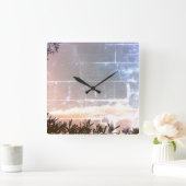 Wandklok COOL ECO STYLE DESIGN Vierkante Klok (Huis)