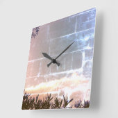 Wandklok COOL ECO STYLE DESIGN Vierkante Klok (Hoek)