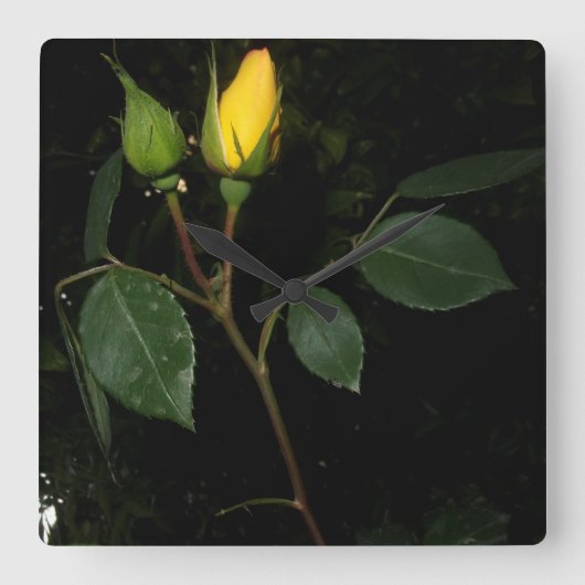 Wandklok COOL ECO STYLE DESIGN Vierkante Klok (Voorkant)