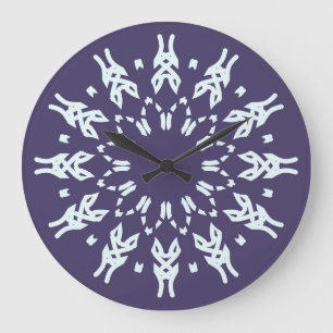 Wandklok, een elegant meerkleurig klassiek ontwerp grote klok
