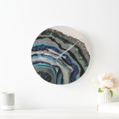 Wandklok - Glitter Resin Artwork Grote Klok (Huis)