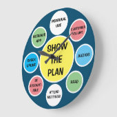 Wandklok Grote Klok (Hoek)