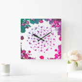 Wandklok KUNST EN DESIGN STIJL Vierkante Klok (Huis)