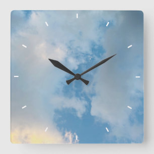 wandklok maak je eigen vierkante klok