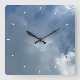 wandklok maak je eigen vierkante klok