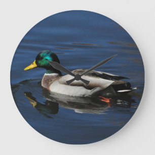 Wandklok, Mallard Duck Grote Klok