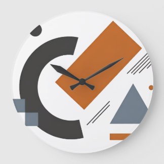 Wandklok met creatief geometrisch ontwerp grote klok