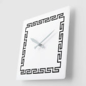 Wandklok "Mykonos" Vierkante Klok (Hoek)