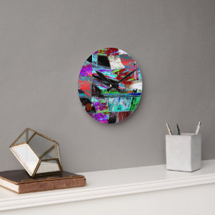 Wandklok – Neonpuls Ronde Klok