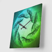 Wandklok ONTWERPSTIJL Vierkante Klok (Hoek)