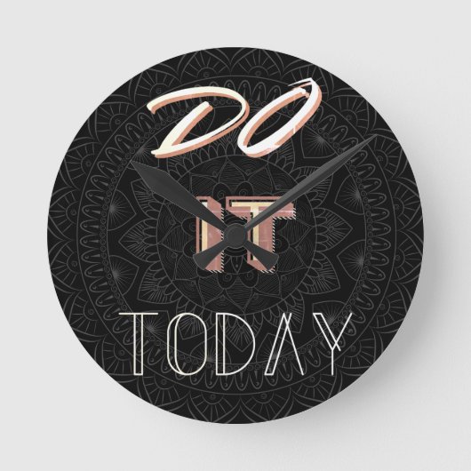 Wandklok Ronde Klok (Voorkant)