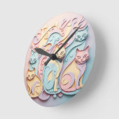 Wandklok Ronde Klok (Hoek)