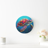 Wandklok Ronde Klok (Huis)