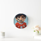 Wandklok Ronde Klok (Huis)