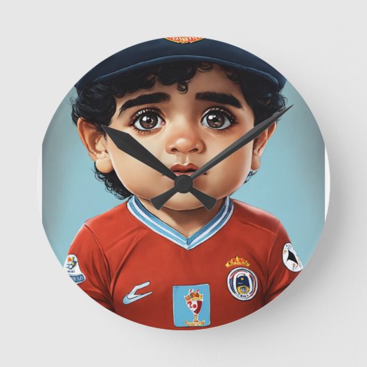 Wandklok Ronde Klok (Voorkant)