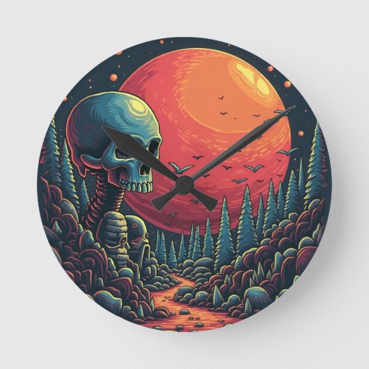 Wandklok Ronde Klok (Voorkant)