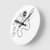 Wandklok Ronde Klok (Hoek)