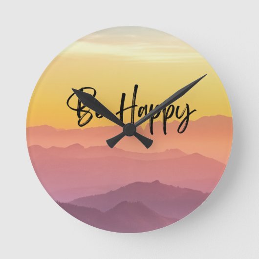 wandklok ronde klok (Voorkant)