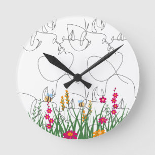 wandklok ronde klok