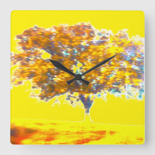 Wandklok SUMMERTIME DESIGN STIJL Vierkante Klok