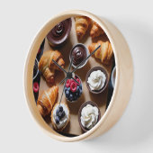 Wandklok, vierkant 27,3 cm, acryl (Hoek)