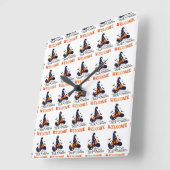 Wandklok Vierkante Klok (Hoek)