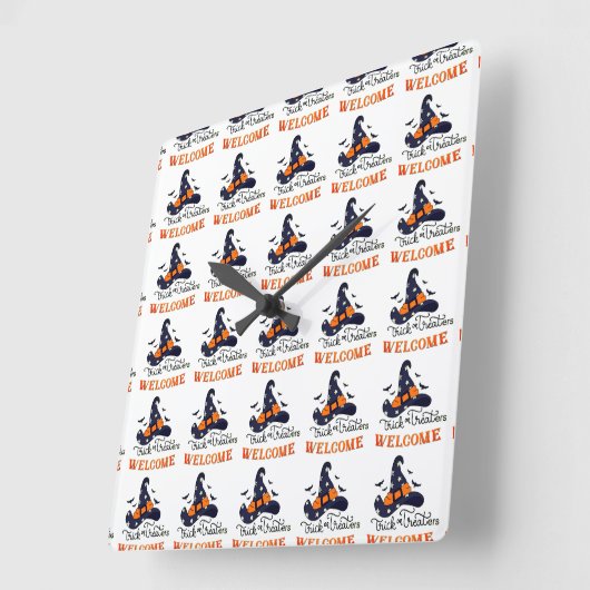 Wandklok Vierkante Klok (Hoek)