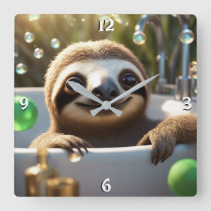 Wandklok Vierkante Klok