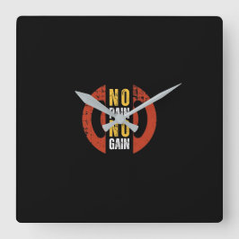 Wandklok Vierkante Klok